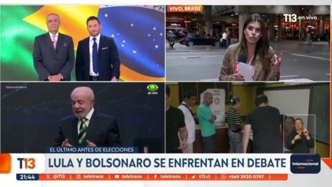 Lula y Bolsonaro protagonizan último cara a cara previo a elecciones