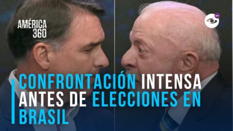 Lula y Flávio Bolsonaro, cara a cara antes del balotaje