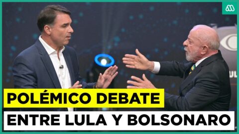 Lula y Flávio Bolsonaro chocan en primer debate previo al balotaje