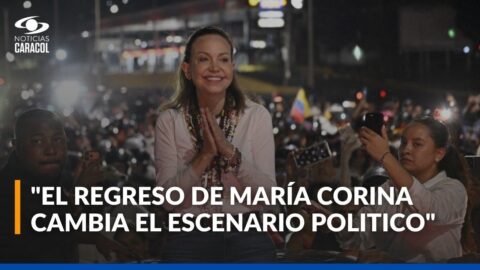 Machado regresa a Venezuela y crece la expectativa electoral