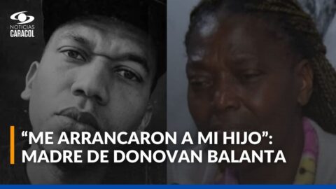 Madre de Donovan Balanta pide condena larga para policías