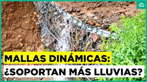 Mallas antialuviones llenas y difíciles de limpiar en quebradas