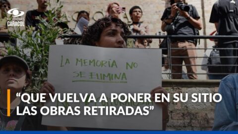Manifestaciones en el Museo Nacional tras retiro de obras