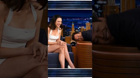 Margaret Qualley reta a Jimmy Fallon a un juego de Verdad o Reto