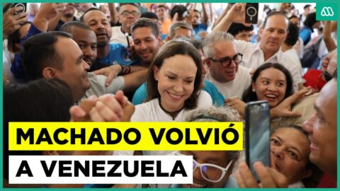 María Corina Machado reaparece en Venezuela tras meses fuera de vista