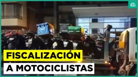 Más de 100 motos retiradas de circulación tras operativo en Chile
