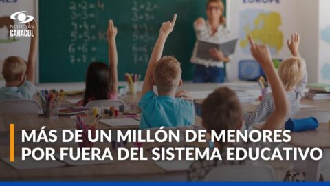 Más de 1,5 millones de menores en Colombia fuera del sistema escolar