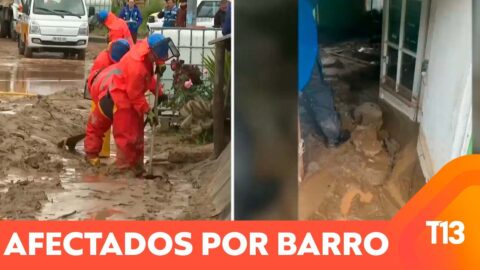 Más de 30 viviendas afectadas por barro en Concepción