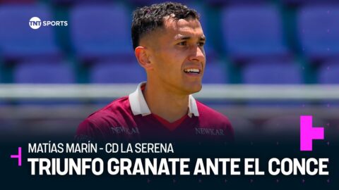 Matías Marín celebra el triunfo de La Serena ante Concepción