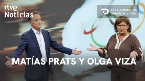 Matías Prats y Olga Viza reviven el Telediario en el 70 aniversario de TVE