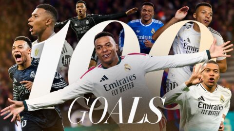 Mbappé llega a 100 goles con el Real Madrid