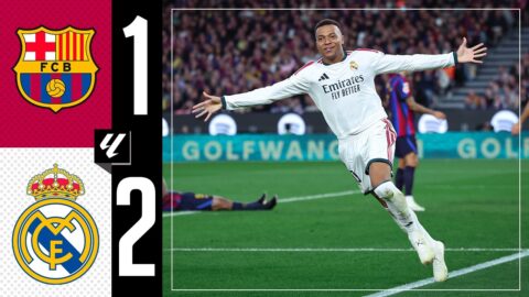 Mbappé marca dos goles y Real Madrid vence 2-1 al Barcelona en el Camp Nou