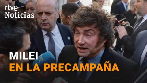 Milei critica a Sánchez en Madrid y es abucheado en una universidad