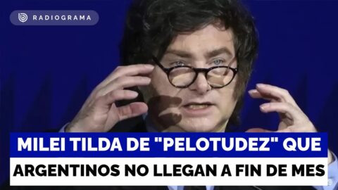 Milei rechaza que los argentinos no lleguen a fin de mes