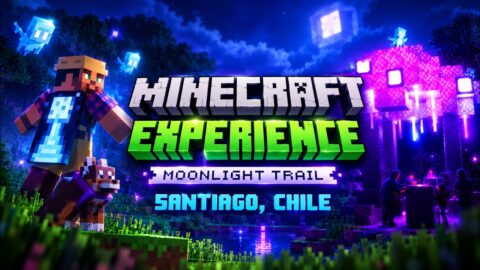 Minecraft llega a Santiago con una experiencia inmersiva en el Parque Metropolitano