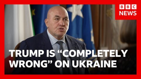 Ministro italiano critica a Trump por restringir apoyo a Ucrania