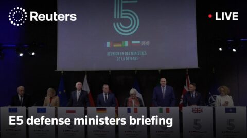 Ministros de defensa del E5 explican apoyo militar a Ucrania