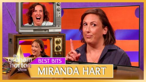 Miranda Hart repasa sus mejores momentos en el sofá de Graham Norton