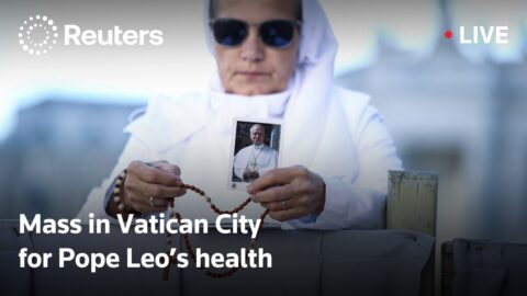 Misa en el Vaticano por la recuperación del papa León