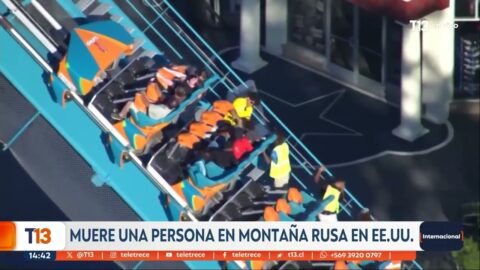 Muere una persona en una montaña rusa en Estados Unidos