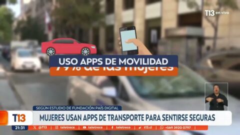 Mujeres recurren a apps de transporte por seguridad en Chile
