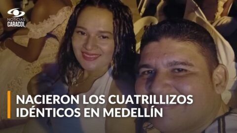 Nacen cuatrillizos idénticos en Medellín