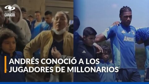 Niño de Putumayo conoce a Millonarios tras perderse el partido
