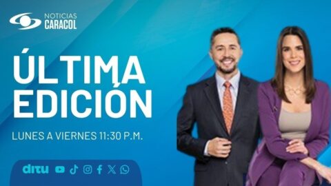 Noticias Caracol emite su edición nocturna sobre Colombia