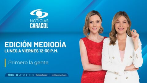 Noticias Caracol emite su informativo del mediodía con temas de Colombia y el mundo
