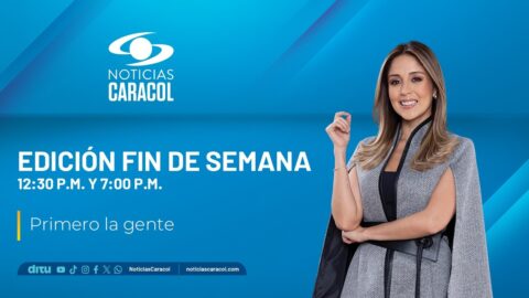 Noticias Caracol emite su informativo del mediodía del domingo