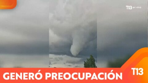 Nube tornádica en Retiro deja viviendas dañadas por vientos