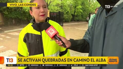 Nueva inundación en San Carlos de Apoquindo por quebradas
