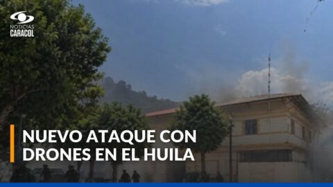 Nuevo ataque con drones contra estación de Policía en Teruel, Huila