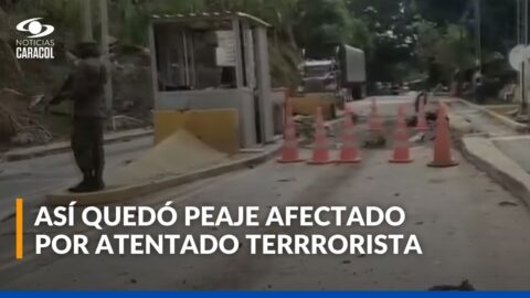 Nuevo atentado terrorista en el peaje El Mango, Cauca