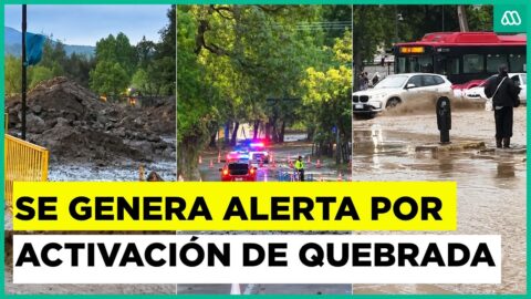 Nuevo desprendimiento de barro afecta sectores de Las Condes