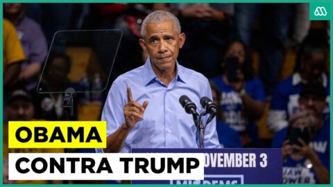 Obama critica a Trump en mitin previo a elecciones de medio termino