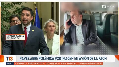 Oposición cuestiona imagen de Pavez en avión de la FACh