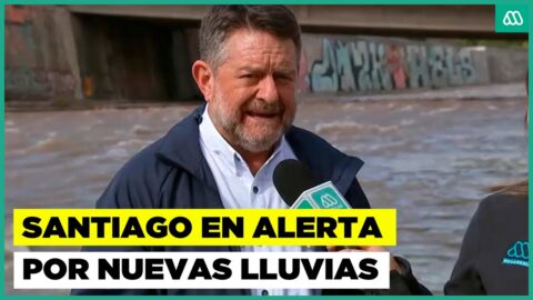 Orrego alerta por nuevos aluviones en Santiago ante sistema frontal