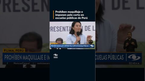 Perú prohíbe maquillaje y exige pelo corto en colegios públicos