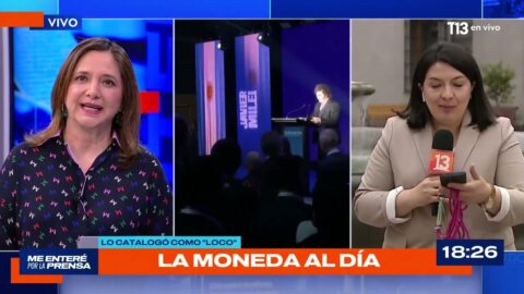 Poduje da un paso atrás frente a Milei