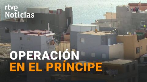 Policía despliega operativo en El Príncipe para localizar migrantes en Ceuta
