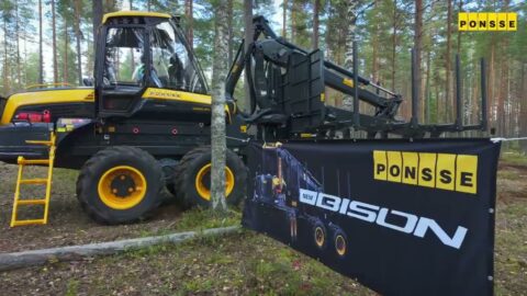 Ponsse presenta la nueva Bison: qué cambió respecto al modelo anterior