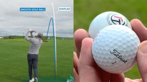 Por qué las pelotas de golf tienen hoyuelos: la explicación