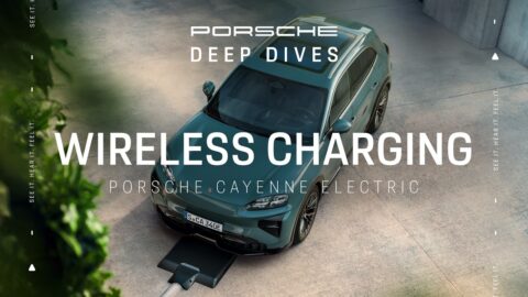 Porsche desarrolla la carga inalámbrica del Cayenne Electric