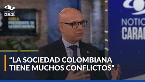 Presidente de la Corte Suprema plantea retos de la Justicia colombiana