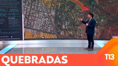 Principales quebradas de la RM y sus planos reguladores