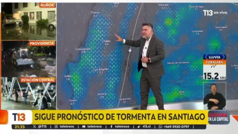 Pronóstico anticipa tormentas eléctricas en Santiago