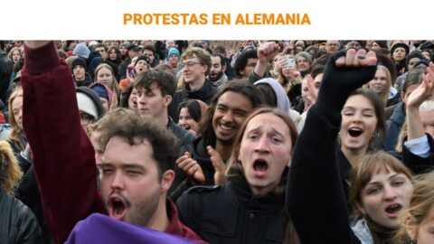 Protestas contra el servicio militar obligatorio en Hamburgo