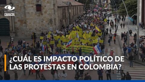 Protestas en Colombia desafían al gobierno de De la Espriella