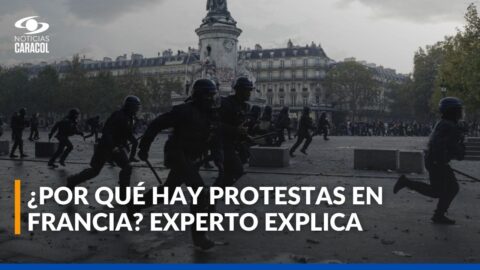 Protestas en Francia: analista explica sus causas y evolución